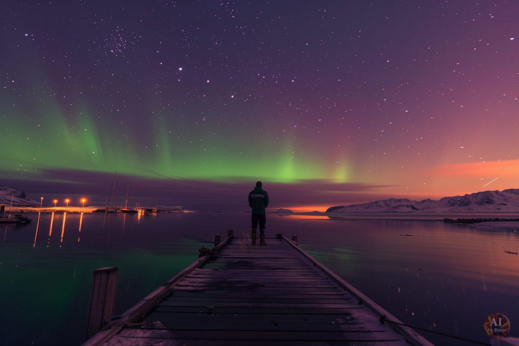 Nordlys sett gjennom kunstig intelligens 9