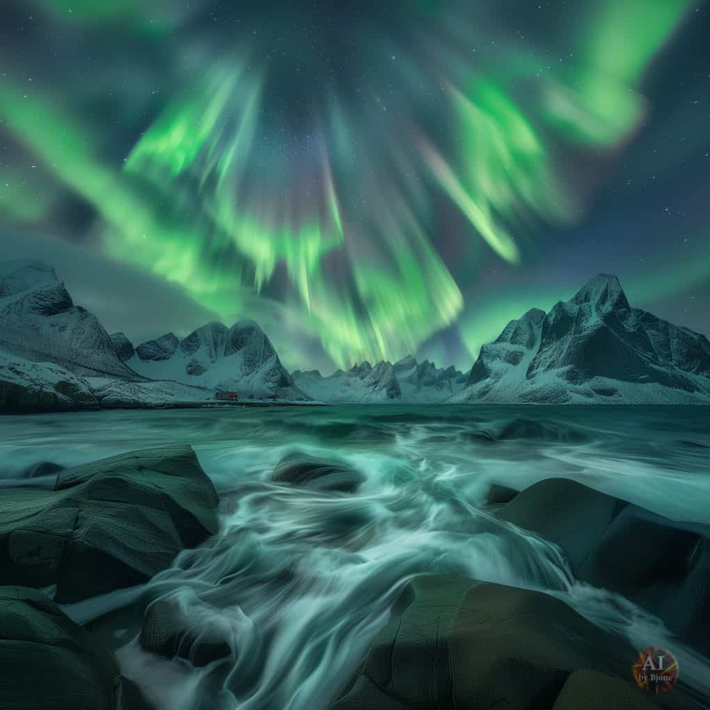 Nordlys sett gjennom kunstig intelligens 8